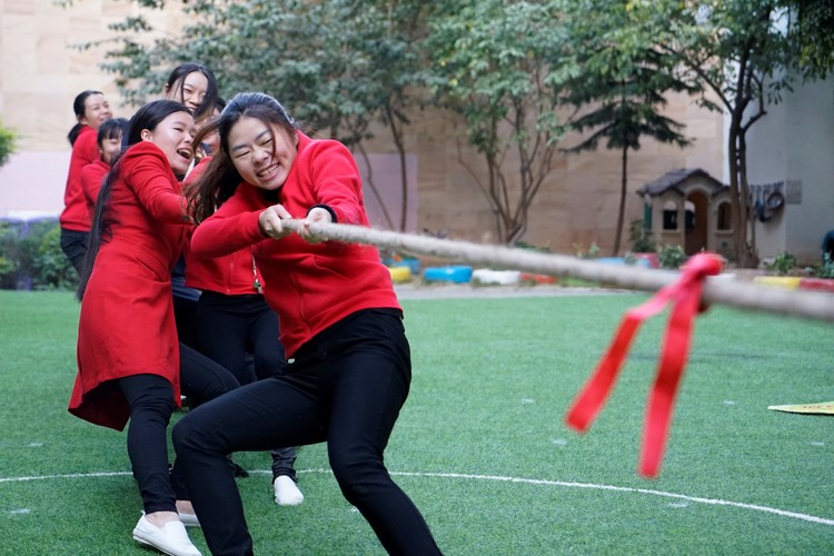 我運動、我健康、我快樂——蒲公英運動會開幕啦