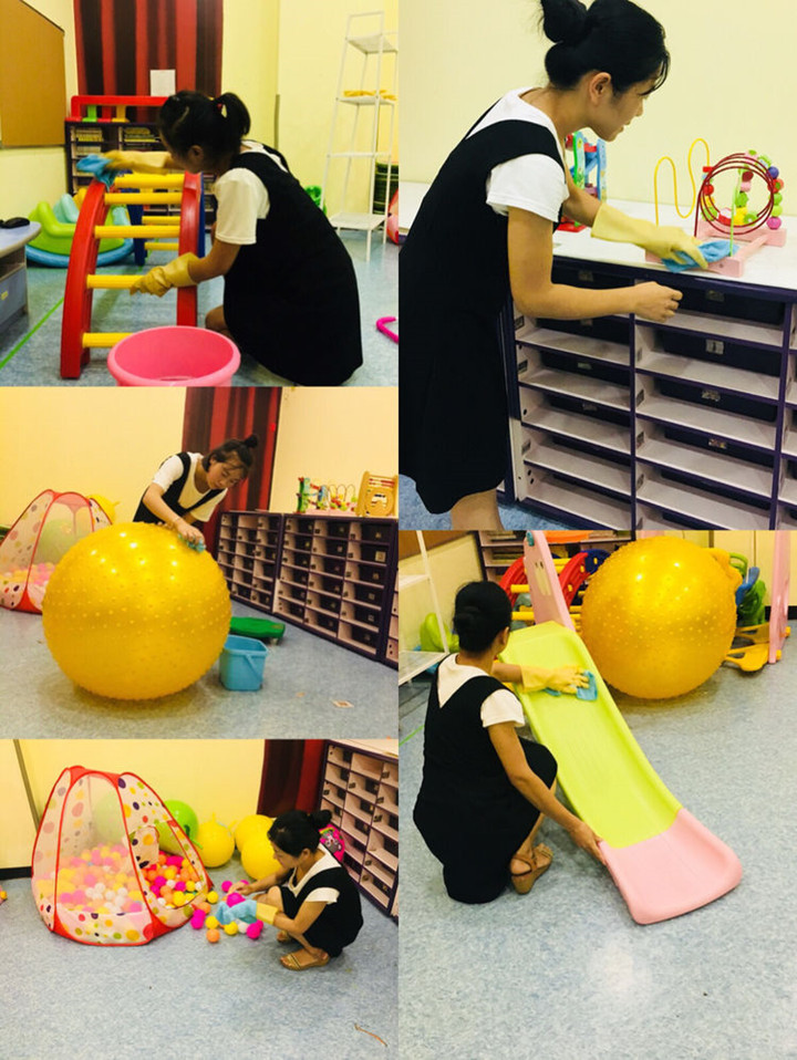 持之以恒，做好中心衛(wèi)生消毒工作！