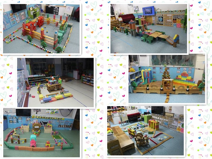 回歸童年樂(lè)，老師建構(gòu)忙                   --花園幼兒園教師搭積木比賽